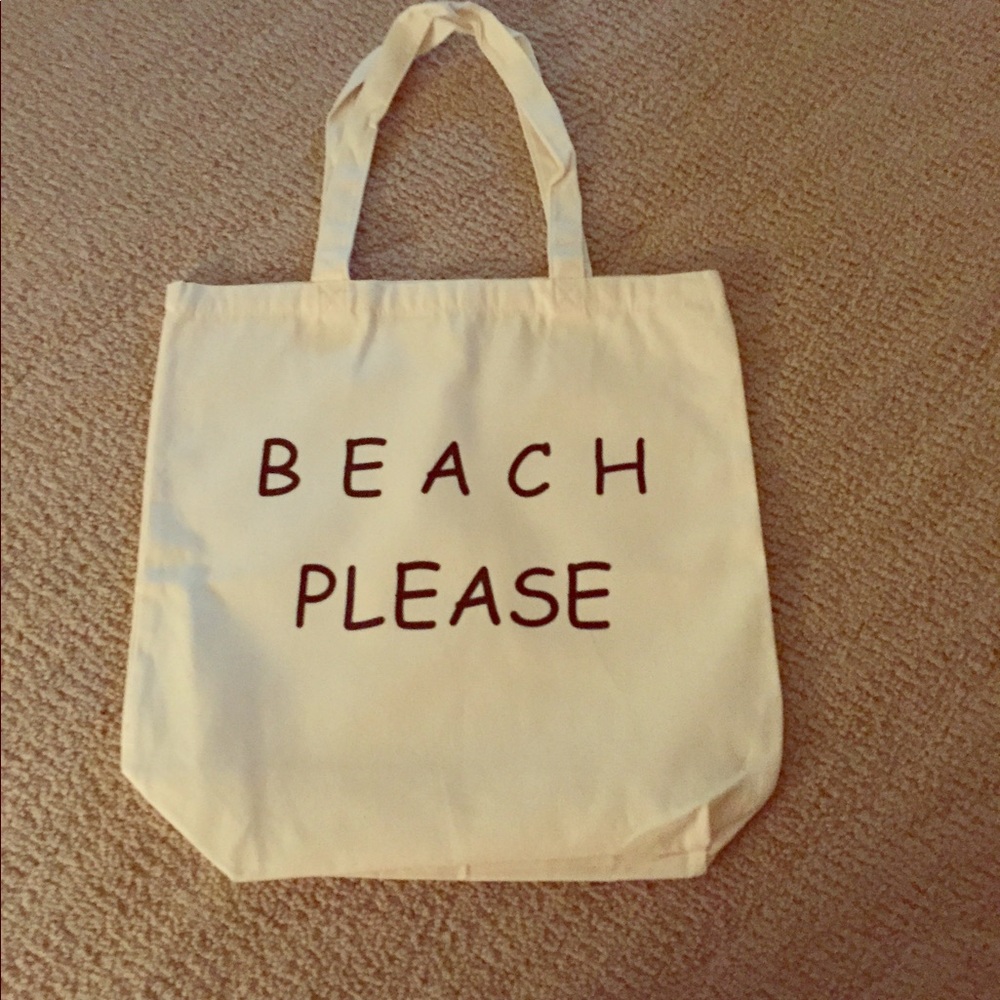 Canvas Beach Please Bag